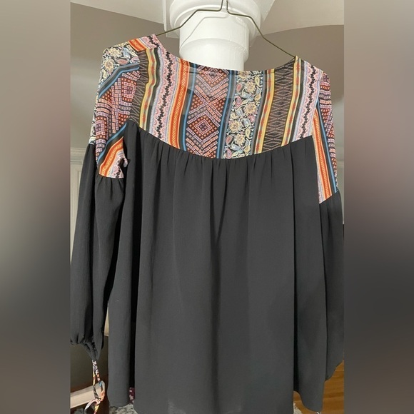 Not Elle tunic size Xl drop shoulder blouse flowy body . Women - Picture 2 of 4